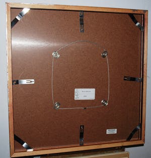 Astrid van der Horst - Ingelijste abstracte gouache - 2006 kopen? Bied vanaf 1!