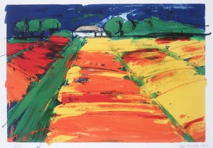 Ellen Meuwese - Giclée, Tulpenveld - Ingelijst kopen? Bied vanaf 1!