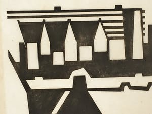 Juul Neumann - Tuinstad (linosnede) kopen? Bied vanaf 30!