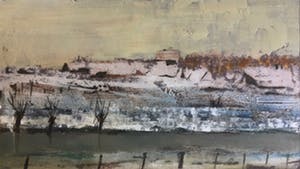 Robert Lampaert - "Polders boven Eeklo in de Winter" kopen? Bied vanaf 25!