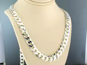 zilveren collier - 50 cm lang verkocht voor € 1!