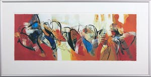 Peter Meijer - Zeefdruk, Bergen aan zee - Ingelijst (Groot) kopen? Bied vanaf 50!