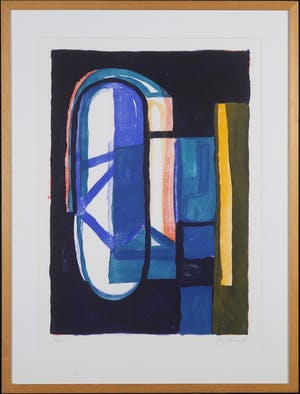 Theo Kuijpers - Zeefdruk, Zonder titel - Ingelijst kopen? Bied vanaf 50!