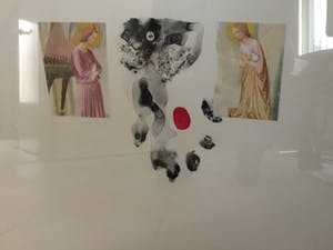 Marc Mulders - "Handpalm" - litho en collage kopen? Bied vanaf 295!