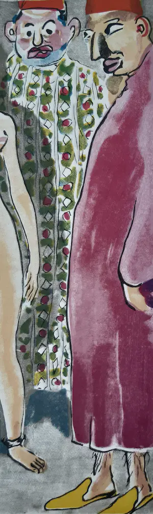 Kees van Dongen - houtgravure - Les Experts kopen? Bied vanaf 50!