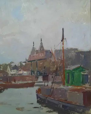 Evert-Jan Ligtelijn - Schreierstoren en Centraal Station Amsterdam kopen? Bied vanaf 410!