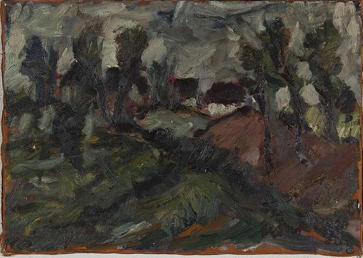 Dolf Jaspers - De maagd van Gent - 1964 - gesigneerd l.b. achterzijde - BKR IJzendijke verkocht voor € 10!