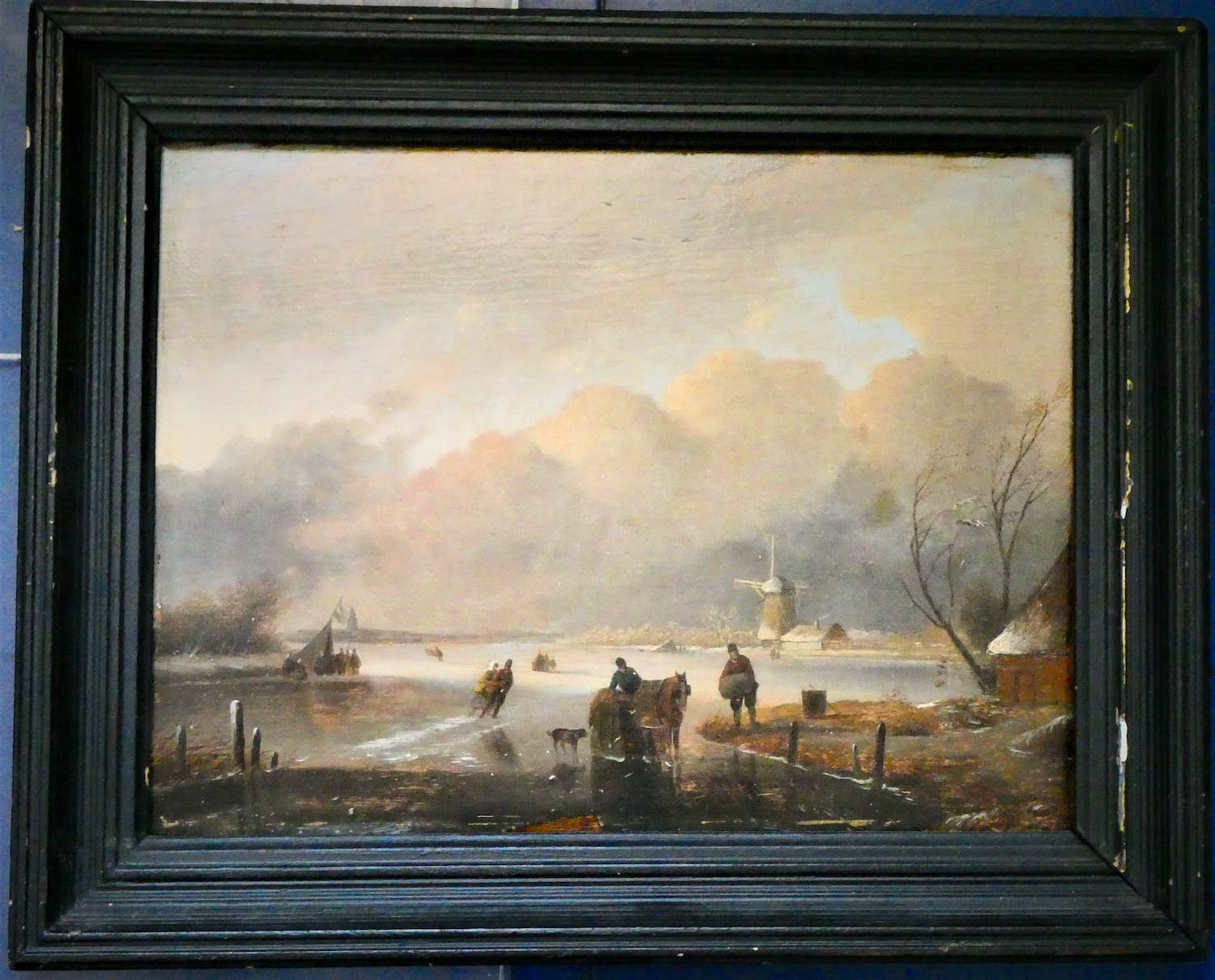 Niet of onleesbaar gesigneerd - winterlandschap kopen? Bied vanaf 1!