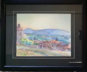 Matthieu Wiegman - Frans landschap - bergense school verkauft für € 315!