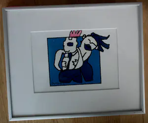 Herman Brood - Ingelijste zeefdruk kopen? Bied vanaf 1!