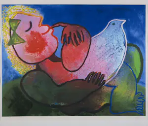 Juan Garcia Ripolles - Zeefdruk, Mujer tumbada - Ingelijst kopen? Bied vanaf 100!