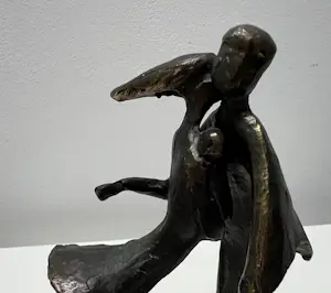 Corry Ammerlaan - Bronzen sculptuur | Vader, kind, moeder kopen? Bied vanaf 20!