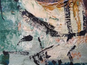 Niet of onleesbaar gesigneerd - Expressionistisch stadsgezicht te Amsterdam kopen? Bied vanaf 10!