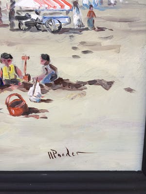 Henk Poeder - Strand bij scheveningen kopen? Bied vanaf 150!