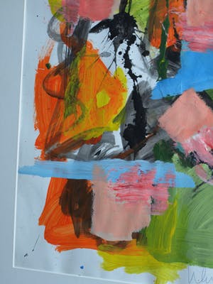 Peter Klashorst - Acrylverf op papier – Abstract werk – 70 x 50 cm - 2016 kopen? Bied vanaf 1!