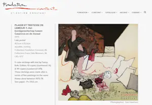 Constant - Het bondgenootschap tussen Casanova en de moraal, aquatint ets kopen? Bied vanaf 775!