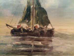 Hans Vos - Scheepjes voor de kust verkocht voor € 45!