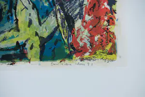 Dominique Chan - Zeefdruk op papier, Revant d'une longue boit - Ingelijst kopen? Bied vanaf 50!