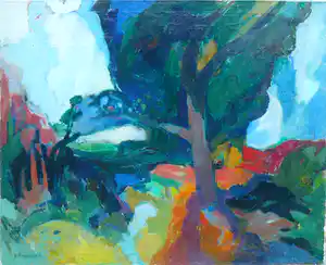 Frans Nols - Grote boom -olieverf 1959- vendu pour 225€ !