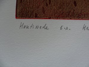 Henriette Boerendans - Kleur houtsnede, Titel 12 April kopen? Bied vanaf 40!