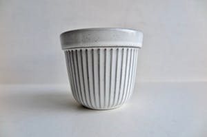Faience- en Tegelfabriek Westraven - Set van 2 Bloempotjes - gemerkt en genummerd - ca. 1960 kopen? Bied vanaf 1!