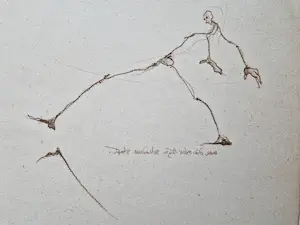 Ronald Tolman - in zeer kleine oplage (20) gemaakt - wee hij die over zijn schaduw stapt ... kopen? Bied vanaf 48!