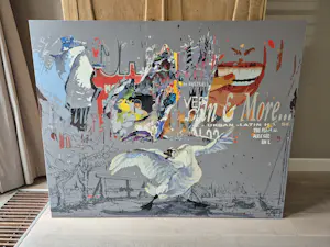 Alfred Degens - Acryl op doek - & More (2006), gesigneerd r.o. kaufen? Bieten Sie von 850!
