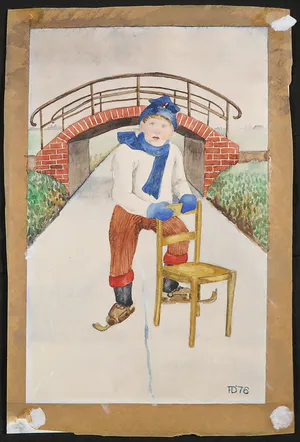 Fred van Duyn - Aquarel, Alle begin is moeilijk kopen? Bied vanaf 1!