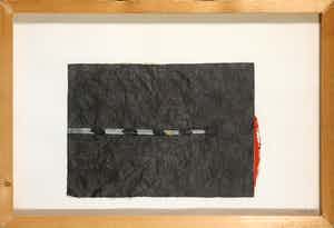 Tjeng Sit Oey - Collage, Zonder titel- Ingelijst verkocht voor € 50!