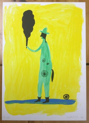 Henk Visch - Zonder Titel - Kleurenlitho - 1999 - Zeer goed kopen? Bied vanaf 100!