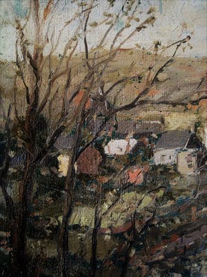 Joseph Raphael - sterk impressionistisch geschilderd omstreeks 1920 geschilderd landschap - ges. kopen? Bied vanaf 680!