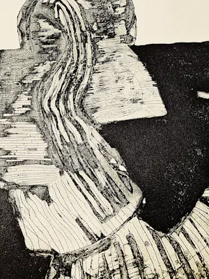 Cees Kortlang - Grote, in diverse grijstinten handgekl. reliëf Ets/aquatint - zeer kleine oplage kopen? Bied vanaf 59!