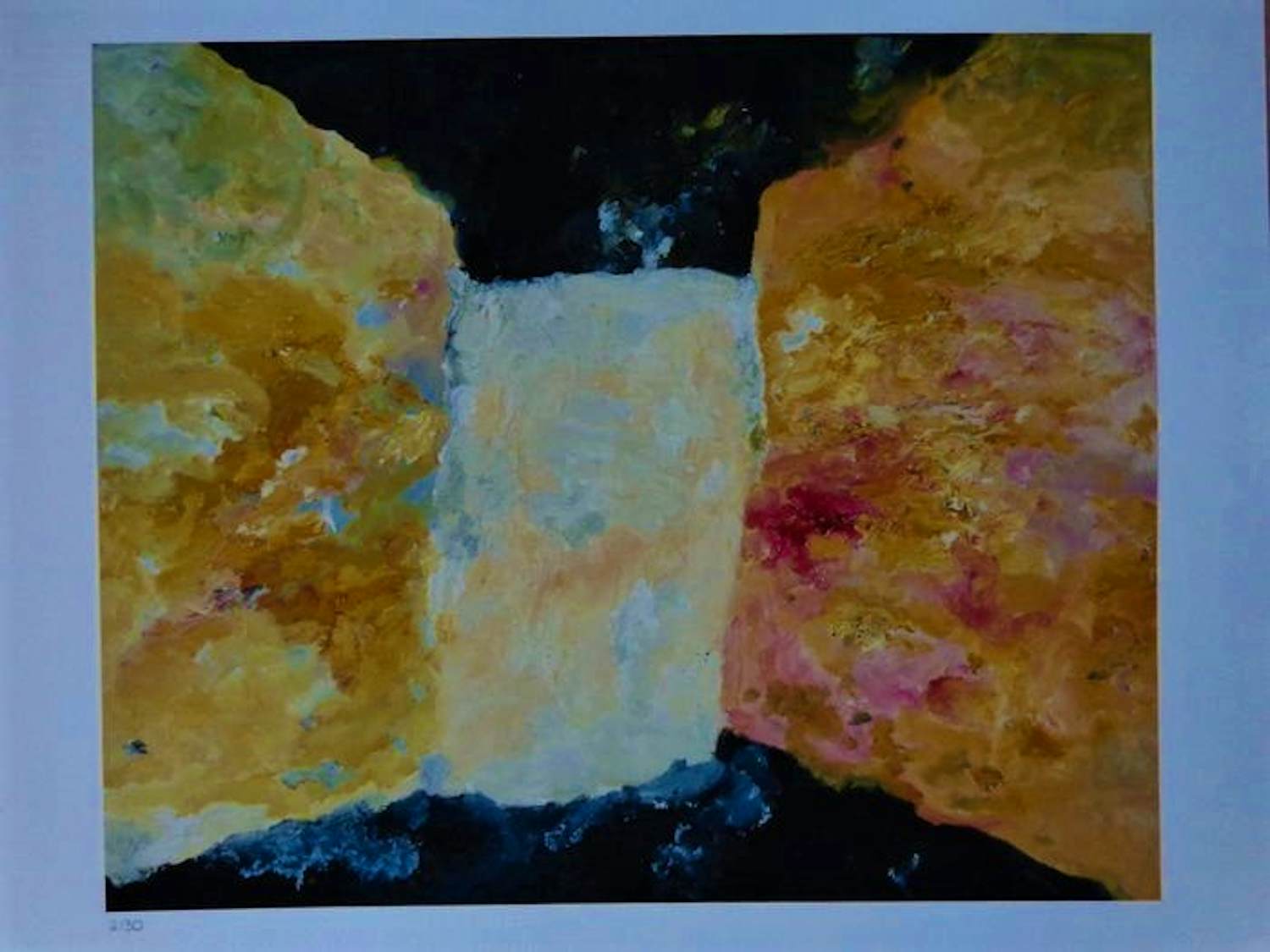 Armando - Kleurengiclee COMPOSITIE IN OKER EN ROZE Handges. kopen? Bied vanaf 229!