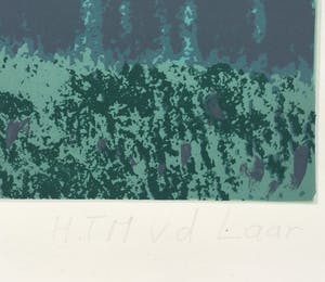 Martin T.J.M van de Laar - landschappelijk tweeluik | zeefdruk - ingelijst kopen? Bied vanaf 39!