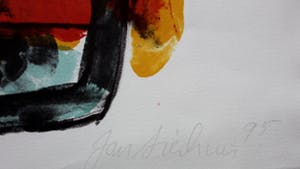 Jan Sierhuis - litho: Vrachtwagenchauffeur - 1995 kopen? Bied vanaf 70!