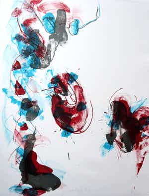 Ger Lataster - litho - 1987 verkocht voor € 45!