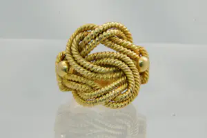 18 - Grote & zware (30gr) Surinaamse 18 Krt geelgouden heren mattenklopper ring kaufen? Bieten Sie von 1360!