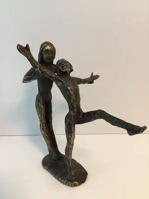 Astrid Veldhuyzen-Koppen - Sculptuur “ Beweging in emotie “. Zeldzaam kopen? Bied vanaf 1!