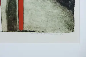 Michel van Overbeeke - Kleurets op papier, Zonder titel - Ingelijst kopen? Bied vanaf 80!