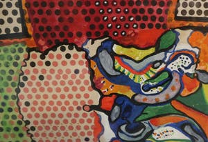 Hugo Claus - aquarel kopen? Bied vanaf 300!