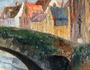 Albert Goethals - "Brugge - Pont de la Tour" (Impressionisme) kopen? Bied vanaf 200!