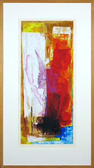 Piotr Konkel - Zeefdruk, Rising - Ingelijst (Groot) verkocht voor € 35!