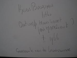 Kees Buurman - graficus, dichter, schilder en glazenier - Litho - "verliefd stel" gesigneerd kopen? Bied vanaf 10!