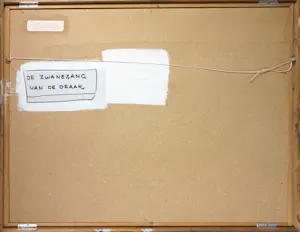 Jaap Stellaart - Olieverf op board, De zwanenzang van de draak - Ingelijst (Groot) kopen? Bied vanaf 150!