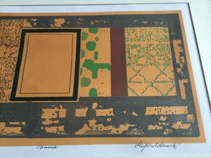 Christiaan Paul Damste - Moyland & Muur | 2 kleurenlitho's - ingelijst kopen? Bied vanaf 49!