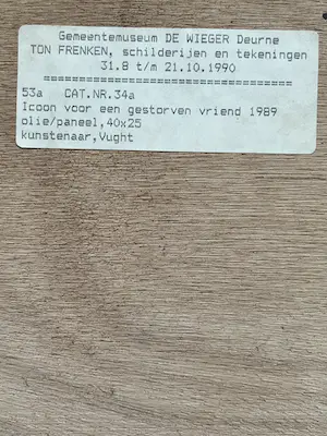 Ton Frenken - ICOON VOOR EEN GESTORVEN VRIEND. kopen? Bied vanaf 398!