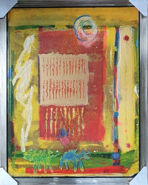 Ad Arma - Schilderij 'Happiness' - ingelijst (Groot) kopen? Bied vanaf 285!