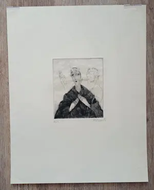 Dietz Edzard - Ets: figuur - 1920 kopen? Bied vanaf 49!