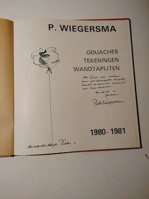 Pieter Wiegersma - Gouaches - Tekeningen - Wandtapijten 1980-1981 kopen? Bied vanaf 1!