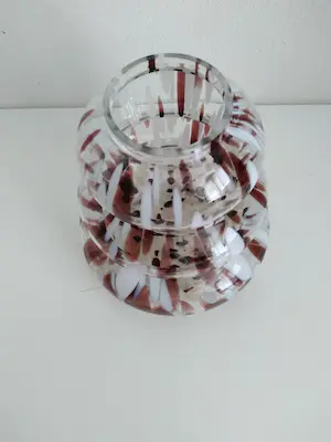 Niet of onleesbaar gesigneerd - unieke mondgeblazen glazen vaas kopen? Bied vanaf 1!